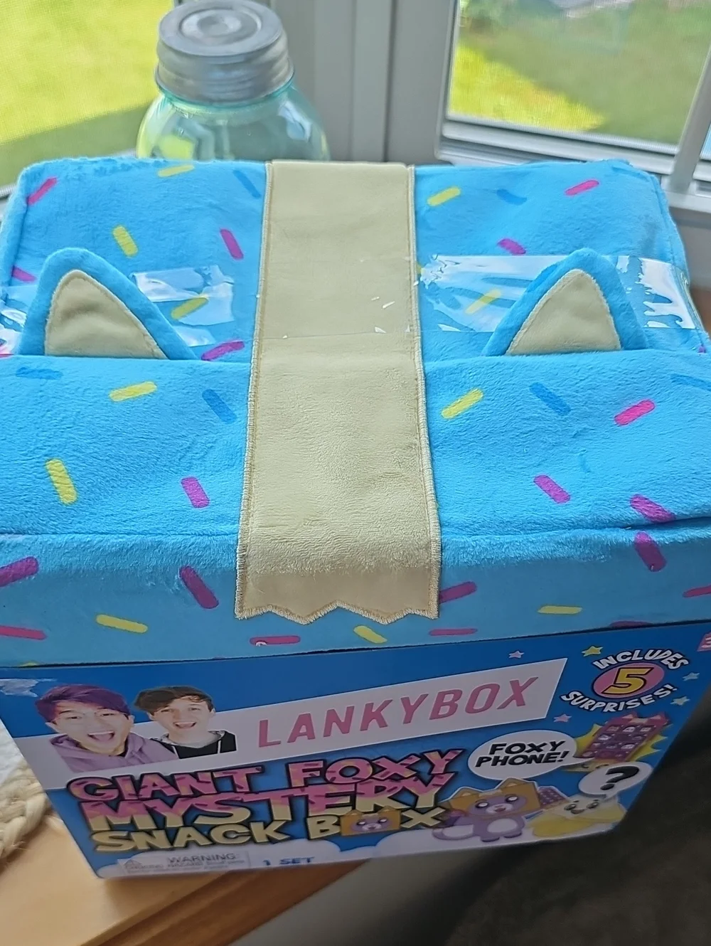 Lanky Box Giant Foxy Mystery Snack Box - Blue